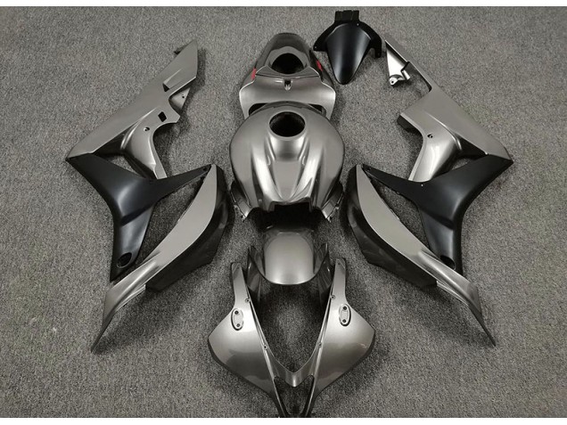 Gloss Grey and Black 2007-2008 CBR600RR Motorcycle Fairings Gloss Grey and Black 2007-2008 CBR600RR Motorcycle Fairings