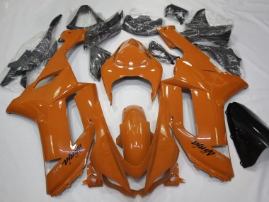 Gloss Orange 2007-2008 ZX6R Motorcycle Fairings