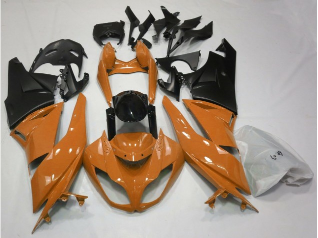Gloss Orange & Black 2009-2012 ZX6R Motorcycle Fairings Gloss Orange & Black 2009-2012 ZX6R Motorcycle Fairings