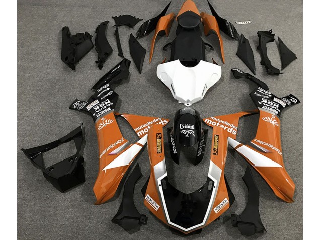 Gloss Orange Logo Style 2015-2019 R1 Motorcycle Fairings Gloss Orange Logo Style 2015-2019 R1 Motorcycle Fairings