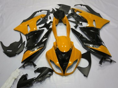 Gloss Orange and Black 2009-2012 ZX6R Motorcycle Fairings