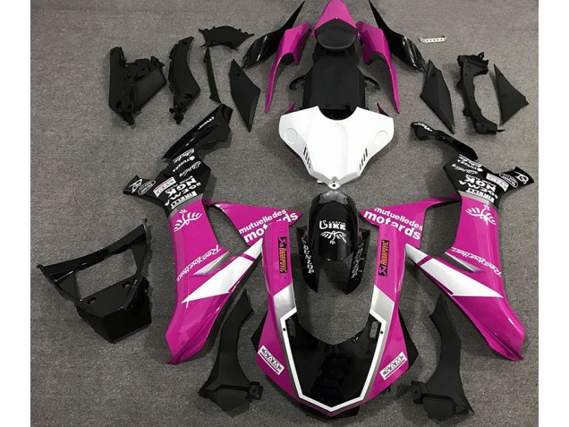 Gloss Pink Logo Style 2015-2019 R1 Motorcycle Fairings Gloss Pink Logo Style 2015-2019 R1 Motorcycle Fairings