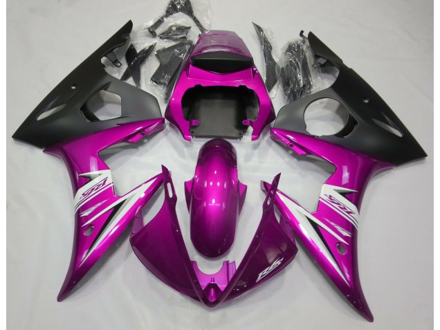 Gloss Pink & White 2003-2004 R6 Motorcycle Fairings Gloss Pink & White 2003-2004 R6 Motorcycle Fairings