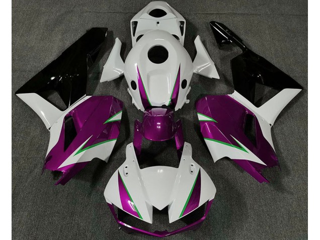 Gloss Pink White and Green 2013-2023 CBR600RR Motorcycle Fairings Gloss Pink White and Green 2013-2023 CBR600RR Motorcycle Fairings