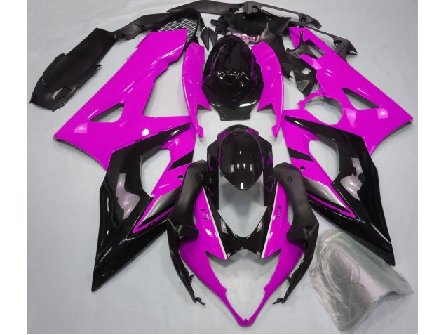 Gloss Pink and Black 2005-2006 GSXR 1000 Motorcycle Fairings Gloss Pink and Black 2005-2006 GSXR 1000 Motorcycle Fairings