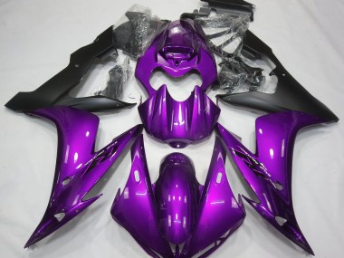 Gloss Purple & Black 2004-2006 R1 Motorcycle Fairings