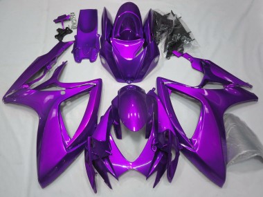 Gloss Purple Plain 2006-2007 GSXR 600-750 Motorcycle Fairings