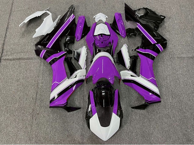 Gloss Purple White and Black 2017-2023 CBR1000RR Motorcycle Fairings Gloss Purple White and Black 2017-2023 CBR1000RR Motorcycle Fairings