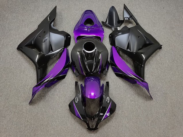 Gloss Purple and Black 2009-2012 CBR600RR Motorcycle Fairings Gloss Purple and Black 2009-2012 CBR600RR Motorcycle Fairings