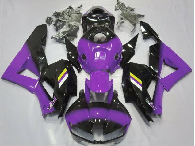 Gloss Purple and Black Fade 2013-2023 CBR600RR Motorcycle Fairings Gloss Purple and Black Fade 2013-2023 CBR600RR Motorcycle Fairings