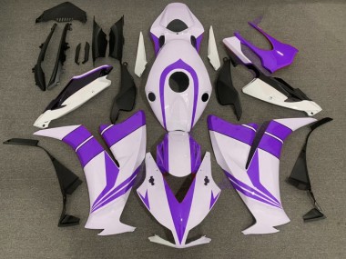 Gloss Purple and White 2012-2016 CBR1000RR Motorcycle Fairings