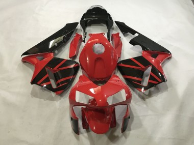 Gloss Red / Black 2003-2004 CBR600RR Motorcycle Fairings