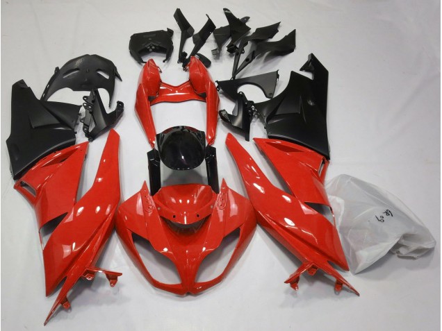 Gloss Red & Black 2009-2012 ZX6R Motorcycle Fairings Gloss Red & Black 2009-2012 ZX6R Motorcycle Fairings
