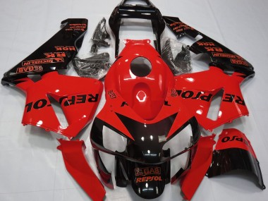Gloss Red Repsol 2003-2004 CBR600RR Motorcycle Fairings