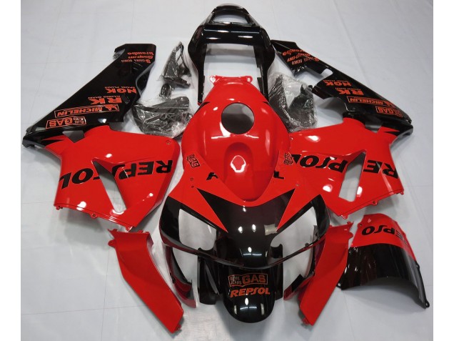 Gloss Red Repsol 2003-2004 CBR600RR Motorcycle Fairings Gloss Red Repsol 2003-2004 CBR600RR Motorcycle Fairings