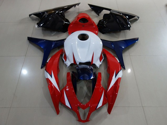 Gloss Red / White 2009-2012 CBR600RR Motorcycle Fairings Gloss Red / White 2009-2012 CBR600RR Motorcycle Fairings