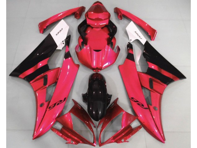Gloss Red and Black 2006-2007 R6 Motorcycle Fairings Gloss Red and Black 2006-2007 R6 Motorcycle Fairings