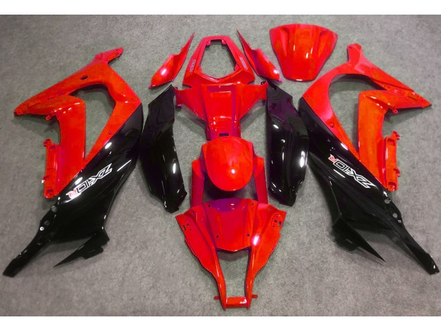 Gloss Red and Black 2016-2019 ZX10R Motorcycle Fairings Gloss Red and Black 2016-2019 ZX10R Motorcycle Fairings