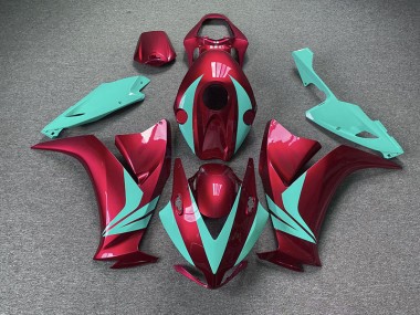 Gloss Red and Teal 2012-2016 CBR1000RR Motorcycle Fairings