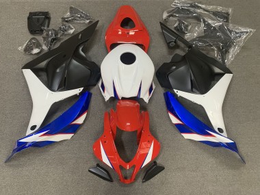 Gloss Red blue and White 2009-2012 CBR600RR Motorcycle Fairings
