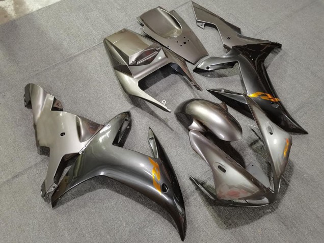 Gloss Silver & Gold 2002-2003 R1 Motorcycle Fairings Gloss Silver & Gold 2002-2003 R1 Motorcycle Fairings