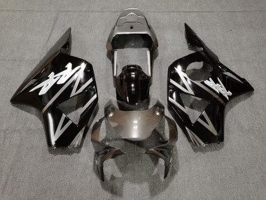 Gloss Silver and Black 2002-2003 CBR954RR Motorcycle Fairings