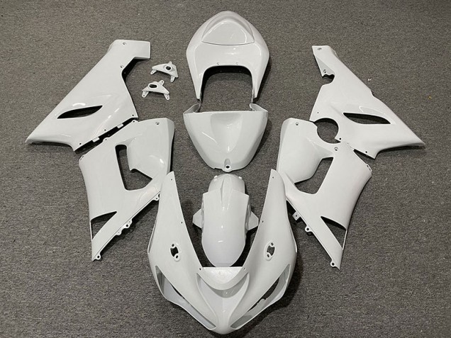 Gloss White 2005-2006 ZX6R Motorcycle Fairings Gloss White 2005-2006 ZX6R Motorcycle Fairings