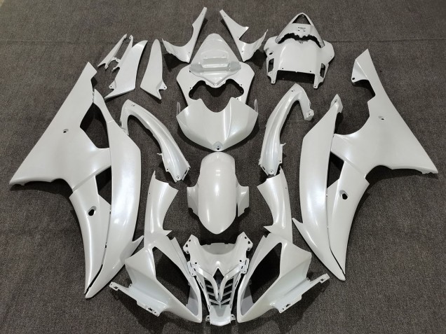 Gloss White 2008-2016 R6 Motorcycle Fairings Gloss White 2008-2016 R6 Motorcycle Fairings