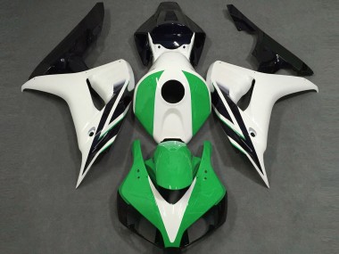 Gloss White Green Black 2006-2007 CBR1000RR Motorcycle Fairings
