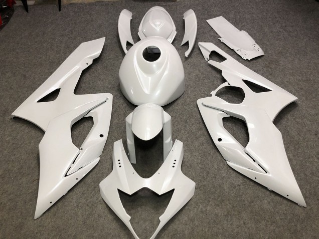 Gloss White Plain 2005-2006 GSXR 1000 Motorcycle Fairings Gloss White Plain 2005-2006 GSXR 1000 Motorcycle Fairings