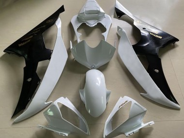 Gloss White and Black & Gold 2008-2016 R6 Motorcycle Fairings