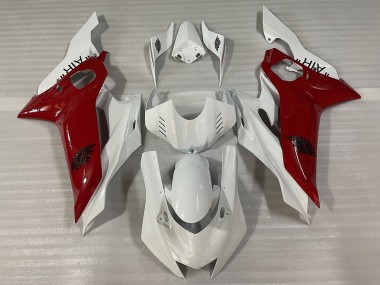 Gloss White and Red J AIR 2017-2021 R6 Motorcycle Fairings