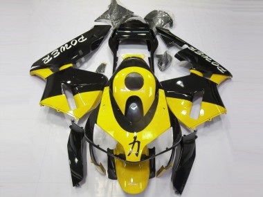 Gloss Yellow Power 2003-2004 CBR600RR Motorcycle Fairings