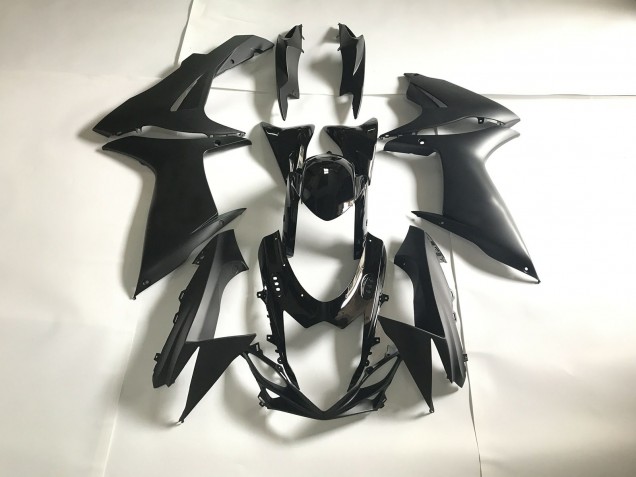 Gloss and Matte Black 2011-2024 GSXR 600-750 Motorcycle Fairings Gloss and Matte Black 2011-2024 GSXR 600-750 Motorcycle Fairings