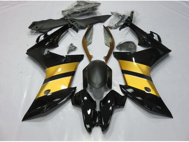 Gold Black CBR Design 2011-2012 CBR600F Motorcycle Fairings Gold Black CBR Design 2011-2012 CBR600F Motorcycle Fairings