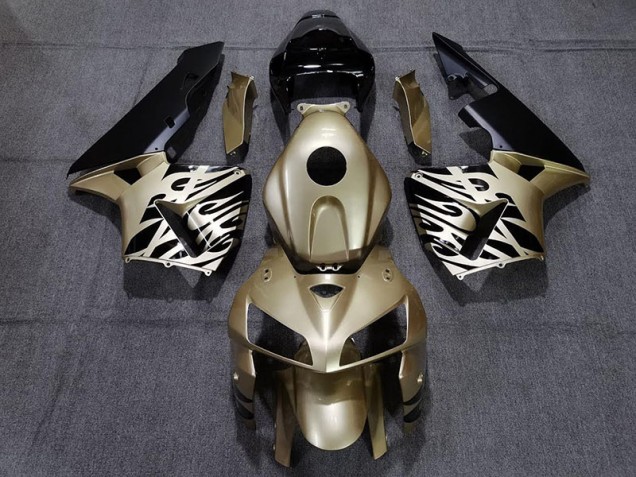 Golden Black 2005-2006 CBR600RR Motorcycle Fairings Golden Black 2005-2006 CBR600RR Motorcycle Fairings