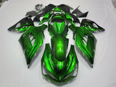 Green Black 2012-2021 ZX14R Motorcycle Fairings