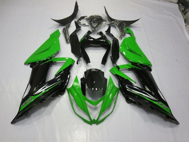 Green Black 2013-2018 ZX6R Motorcycle Fairings Green Black 2013-2018 ZX6R Motorcycle Fairings