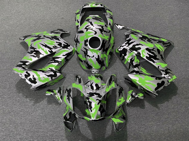 Green Camo 2002-2012 VFR800 Motorcycle Fairings Green Camo 2002-2012 VFR800 Motorcycle Fairings