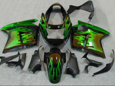 Green Flame 1996-2007 CBR1100XX Motorcycle Fairings