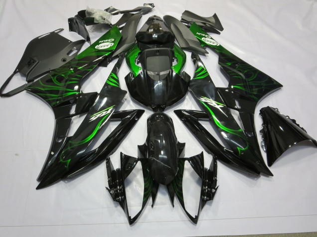 Green Flame 2006-2007 R6 Motorcycle Fairings Green Flame 2006-2007 R6 Motorcycle Fairings