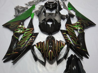 Green Flame 2008-2016 R6 Motorcycle Fairings