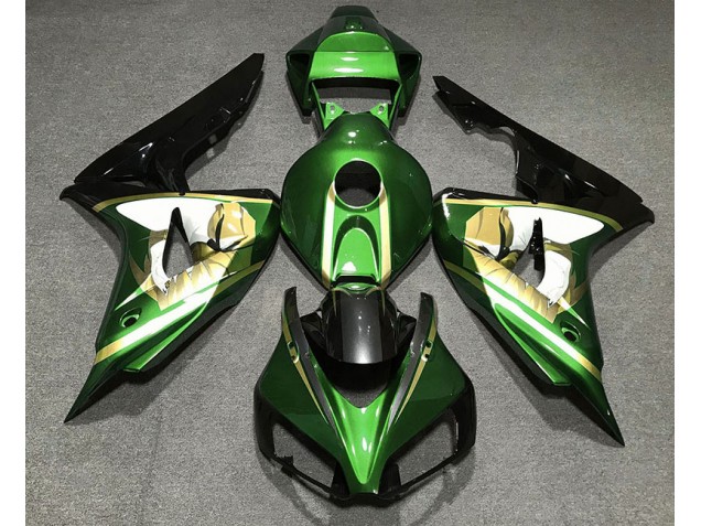 Green & Gold 2006-2007 CBR1000RR Motorcycle Fairings Green & Gold 2006-2007 CBR1000RR Motorcycle Fairings