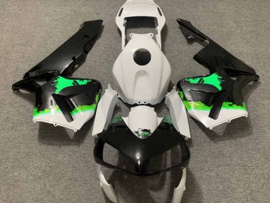 Green Splatter 2003-2004 CBR600RR Motorcycle Fairings