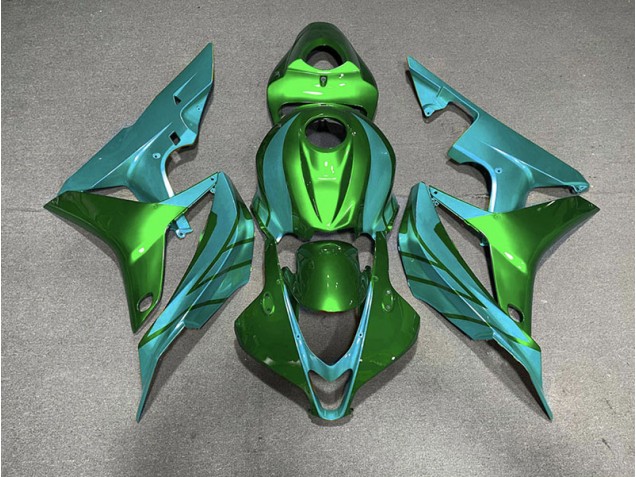 Green & Teal 2007-2008 CBR600RR Motorcycle Fairings Green & Teal 2007-2008 CBR600RR Motorcycle Fairings