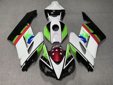 Green and Red Flag 2004-2005 CBR1000RR Motorcycle Fairings