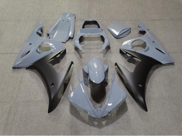 Grey & Matte Black 2003-2004 R6 Motorcycle Fairings Grey & Matte Black 2003-2004 R6 Motorcycle Fairings