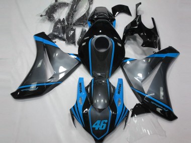Grey Motul & Light Blue 2008-2011 CBR1000RR Motorcycle Fairings