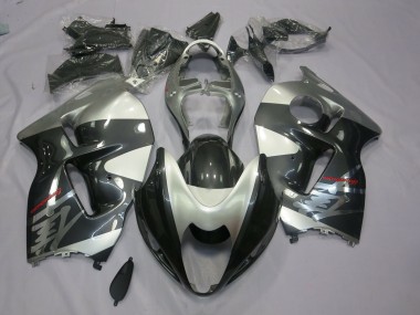 Grey and Silver 1997-2007 GSXR 1300 Hayabusa Motorcycle Fairings