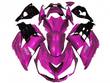 Hot Pink 2012-2021 ZX14R Motorcycle Fairings